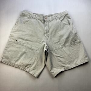 Vintage Pelle Pelle Shorts Mens 42 Tan Baggy Double Knee Utility Carpenter y2k